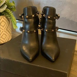 Valentino rockstud booties